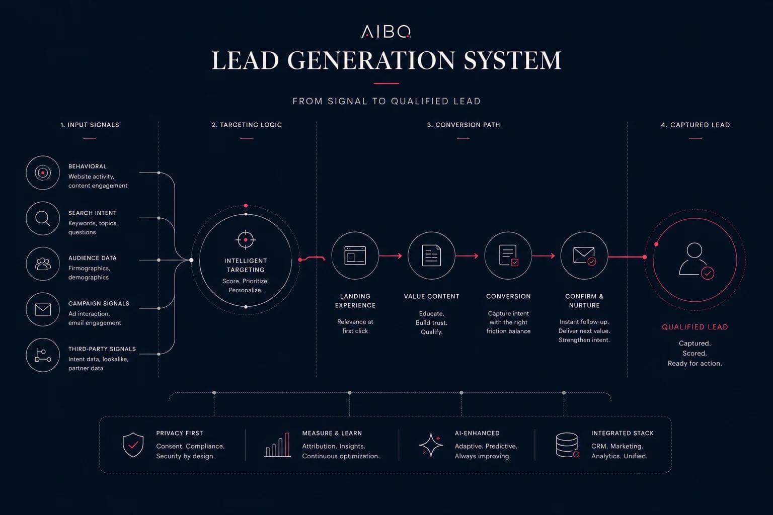 Illustration of an ecommerce store operating system connecting feed, campaigns and storefront.